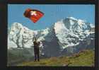 PAHNENSCHWINGER Postcard SWITZERLAND - Alpinisme