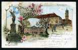 1897 - GRUSS Aus BRUCHSAL - Litho - Bruchsal