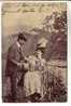 GOOD OLD ROMANTIC POSTCARD - Lovers - Man Ask For Lady Hand - Sendet 1907 - Noces