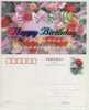 Rose,China 2000 Birthday Greeting Pre-stamped Letter Card,some Flaw - Rosas