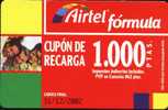 Airtel ACR-051 Friends 1000 Ptas 31/12/2002 Soft. Nº Serie Reverso - Airtel