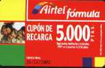 Airtel ACR-056/? ( NO CATALOGADA) Friends 5000 Ptas 31/12/2002 Soft. Nº Serie Codigo Barras - Airtel