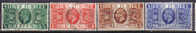 Grande-Bretagne Great Britain 1935 Jubilee Serie Complete Obl - Gebraucht