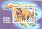 Äquatorial Guinea / Guinea Ecuatorial - Block Gestempelt / Miniature Sheet Used (B502) - Animalez De Caza