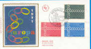 FDC Europa Monaco 1971 Y&T 863/65 - 1971