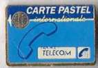 France Telecom. Carte Pastel Internationale - France Télécom