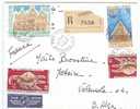 REF LMP6 - NOUVELLE CALEDONIE LETTRE RECOMM. NOUMEA / VALENSOLE 27/10/1972 - Storia Postale