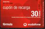 VOD-002 Cupon De Recarga 30€. Cad. 31/12/2002 - Vodafone