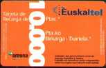 EKR-002 Cupon De Recarga 10000 Ptas. Euskaltel - Pais Vasco - Euskaltel