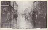 INONDATIONS PARIS INONDE (Janvier 1910) Avenue Ledru Rollin Cpa Animée - Inundaciones