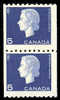 Canada (Scott No. 409 - Elizabeth) [**]  Timbre Roulette / Coil Stamp (Paire / Pair) - Francobolli In Bobina