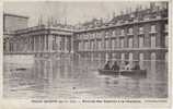 INONDATIONS PARIS INONDE (Janvier 1910) Arrivée Des Deputés à La Chambre  Cpa Animée - Inondations