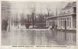 INONDATIONS PARIS INONDE (Janvier 1910) Restaurant Ledoyen (Champs Elysées) Cpa Animée - Überschwemmungen