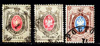 RUSSIE - Yvert - 24 à 26 - Cote 10 € - Briefmarken