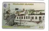 FALKLAND ISLANDS - Ship - Bateau - Sciff - Dock - Harbour - Isole Falkland