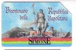 ITALY - Bicentenario Della Repubblica Napoletana - Simone - Italia - Pubbliche Ordinarie