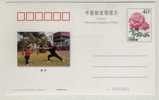 Wushu,Gongfu,China 1999 Guangdong Weilun Sport School Advertising Postal Stationery Card - Unclassified