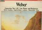 Weber : Concertos Pour Piano N°1 Et 2 - Classique