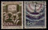 CZECHOSLOVAKIA   Scott   #  825-6   VF USED - Usados