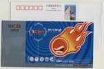 Basketball Sport,China 2000 Jingjiang Shoes Industry Advertising Postal Stationery Card - Basket-ball
