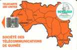 GUINEA  150 UNITS  ORANGE  MAP  CHIP 7  REV. C   GUI-09   CHIP  SPECIAL  PRICE !! - Guinée