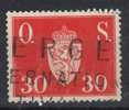 NORUEGA Num 63 Servicio Oficial º - Dienstmarken