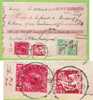 1935-25c.+1F.+ REVENUES ON DOCUMENT FROM ANVERS - 1934-1935 Leopold III