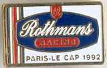 RALLYE-PARIS LE CAP 1992  ROTHMANS - Rallye