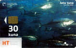TRANSPARENT Card JATO TUNA ( Croatia ) - Undersea - Underwater - Fish - Poisson - Fisch - Pez - Pesci (transparente Card - Croatie