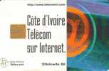 IVORY COAST  50 U TELECOM  INTERNET   IVC-26 CHIP   SPECIAL PRICE !! - Côte D'Ivoire