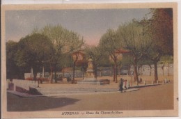 Aubenas : Place Du Champs De Mars -  Version Colorisée - Aubenas