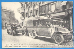 11) REPRODUCTION CPA Neuve 75 PARIS  Départ D'un Circuit Grands Voyages - Trasporto Pubblico Stradale