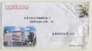 Basketball Stand,China 2003 Qinghai High School Postal Stationery Envelope,some Bended Flaws - Pallacanestro