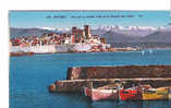 CPA - ANTIBES - 139 - VUE SUR LA VIEILLE VILLE ET LA CHAINE DES ALPES - L. L. - BARQUES - Antibes - Old Town