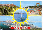 Souvenir D'ANTIBES + Blason - Carte Multivues - Antibes - Old Town