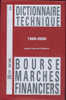 Dictionnaire Technique De La Bourse - Derecho