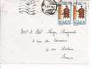 Egypte YT PA 204 En Paire Sur Lettre à Destination De La France: Lanterne Décorative - Airmail