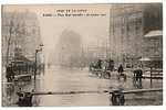 CPA 75 PARIS 15 - Crue De La Seine - Place Beau Grenelle (1910) - Paris (15)