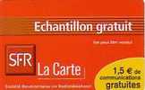 REUNION ILE RECH GSM SFR ECHANTILLON GRATUIT VALID 12.03 ANCIENNE RARE - Réunion
