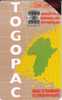 TOGO 100 U  TOGOPAC  MAP OF AFRICA  CHIP FRONT  TOG-14  SPECIAL PRICE !! - Togo