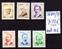 Cuba 1996,  Patriotes Cubains, N° Yv.   3504 / 09** - Unused Stamps