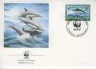 W0602 Dauphin Delphinus Delphis Montserrat 1990 FDC WWF - Dolphins