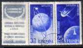 ROMANIA    Scott: # C 51a  VF USED (Pair+Lable) - Gebraucht