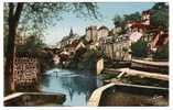 23 - AUBUSSON - Les Bords De La Creuse - Pêcheur à La Ligne - CPSM - Aubusson