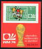 2400 Bulgaria 1974 Football BLOCK Imperf ** MNH / STADIUM / Fussball-Weltmeisterschaft, Deutschland 1974. - Blocchi & Foglietti