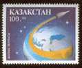 Kazakhstan 1993. Space Rocket, Space Mail - Asia