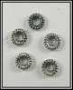 Lot De 30 Anneaux En Argent Tibétain 4mm - Perlas