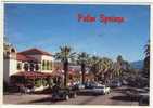 Palm Springs (Etats-Unis) : Palm Canyon Drive Looking South (circulée, 1984) Timbre, Stamp. - Palm Springs