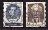 Tchécoslovaquie 1953 N° Y.T. : 718 Et 719 Obl. - Used Stamps