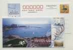 Bird View Of Qingdao Olympic Sailing Center,CN 06 Qingdao Olympic Philately Exhibition Advertising Pre-stamped Card - Ete 2008: Pékin